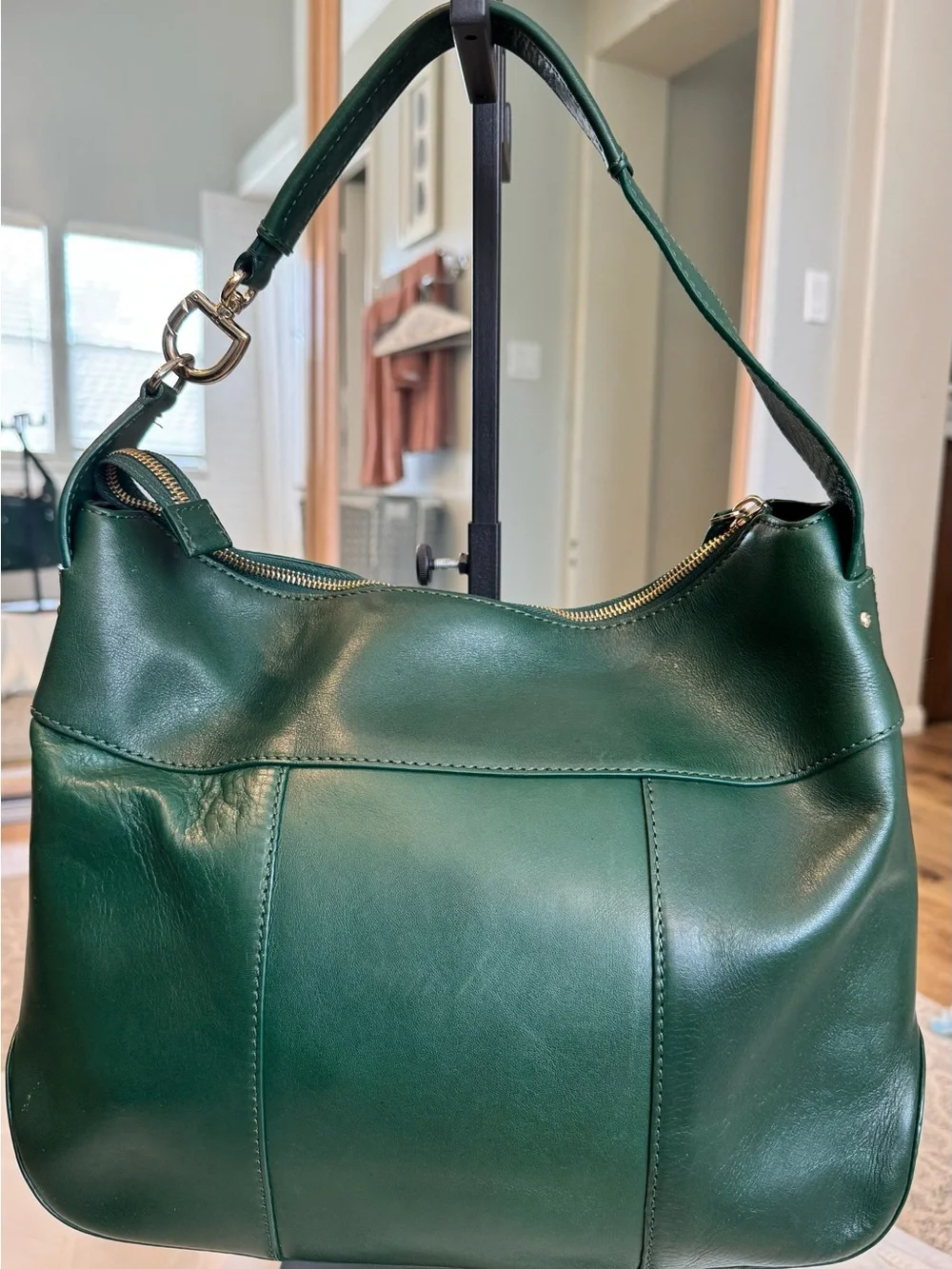 kate spade Emerald Green Leather Shoulder Bag